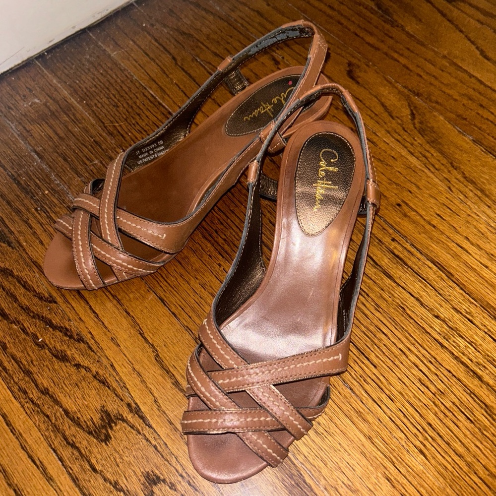 Air Paisy Sandal | Dark Amber | Strappy heel